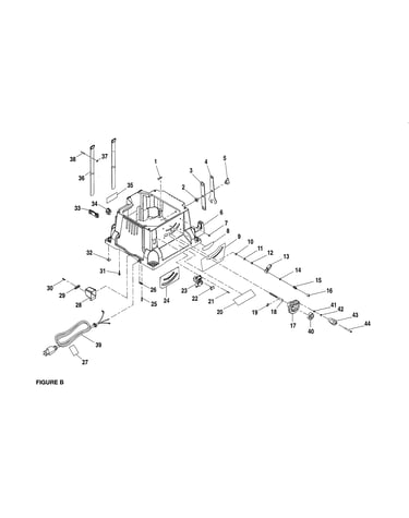 Cabinet assembly/power cord