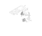 Craftsman 247250610 front pivot axle/wheels diagram