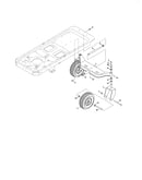 Front pivot axle/wheels