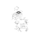 Craftsman 247250610 blower housing/air cleaner cover diagram