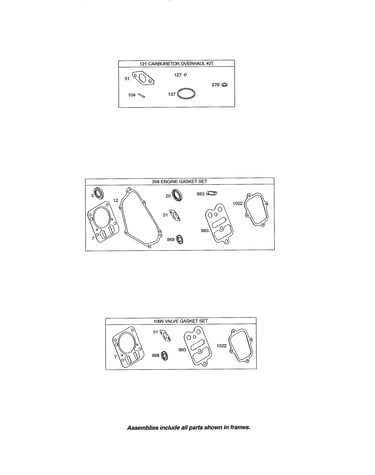 Gasket sets