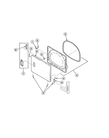 Loading door - without window