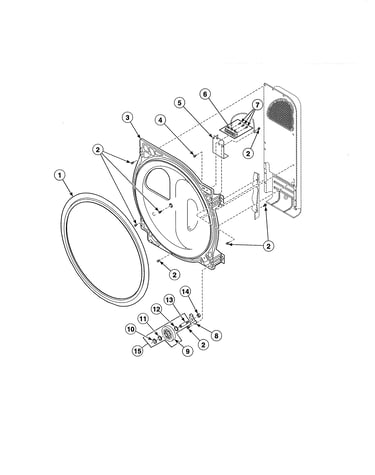 Rear bulkhead/cylinder roller/terminal block