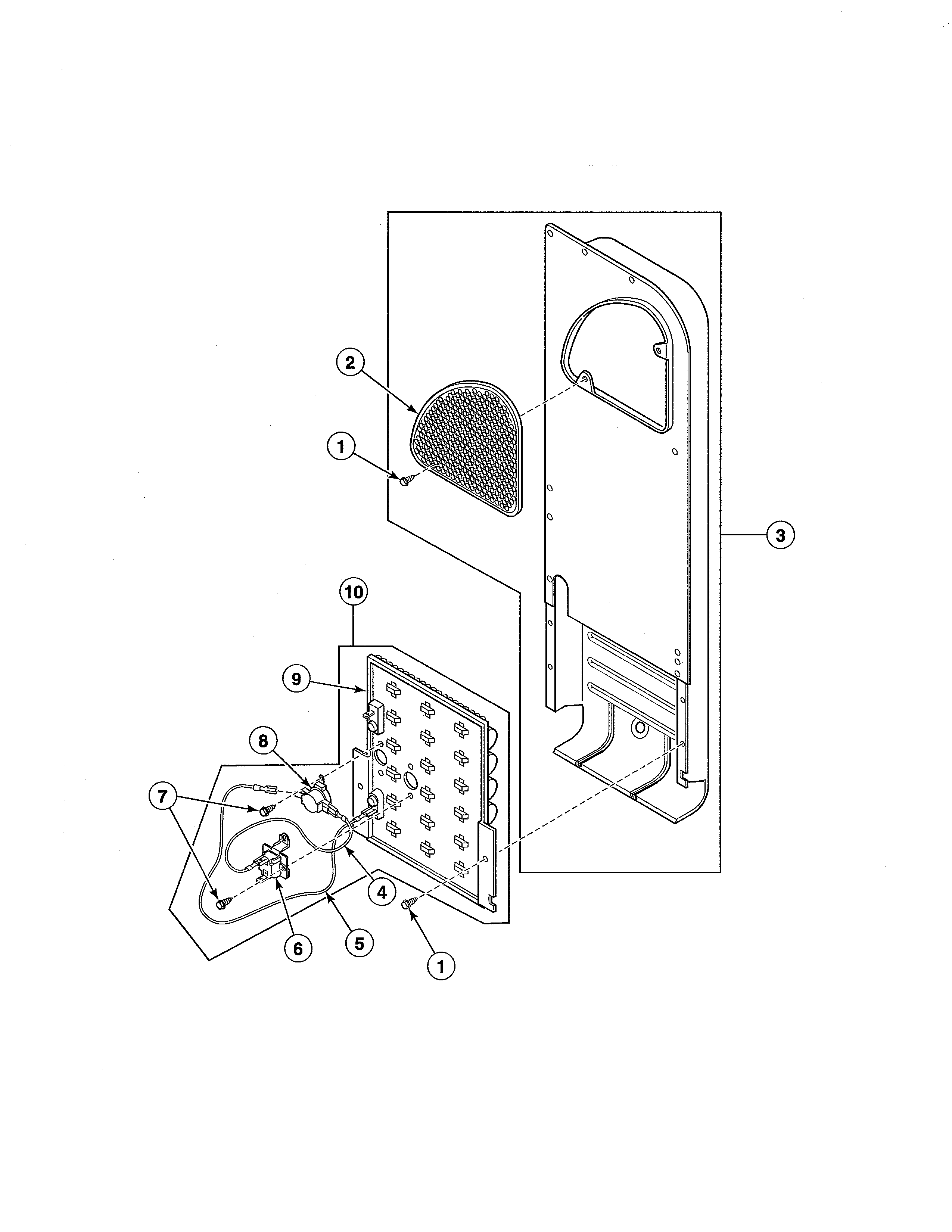 Heater duct/element - electric models