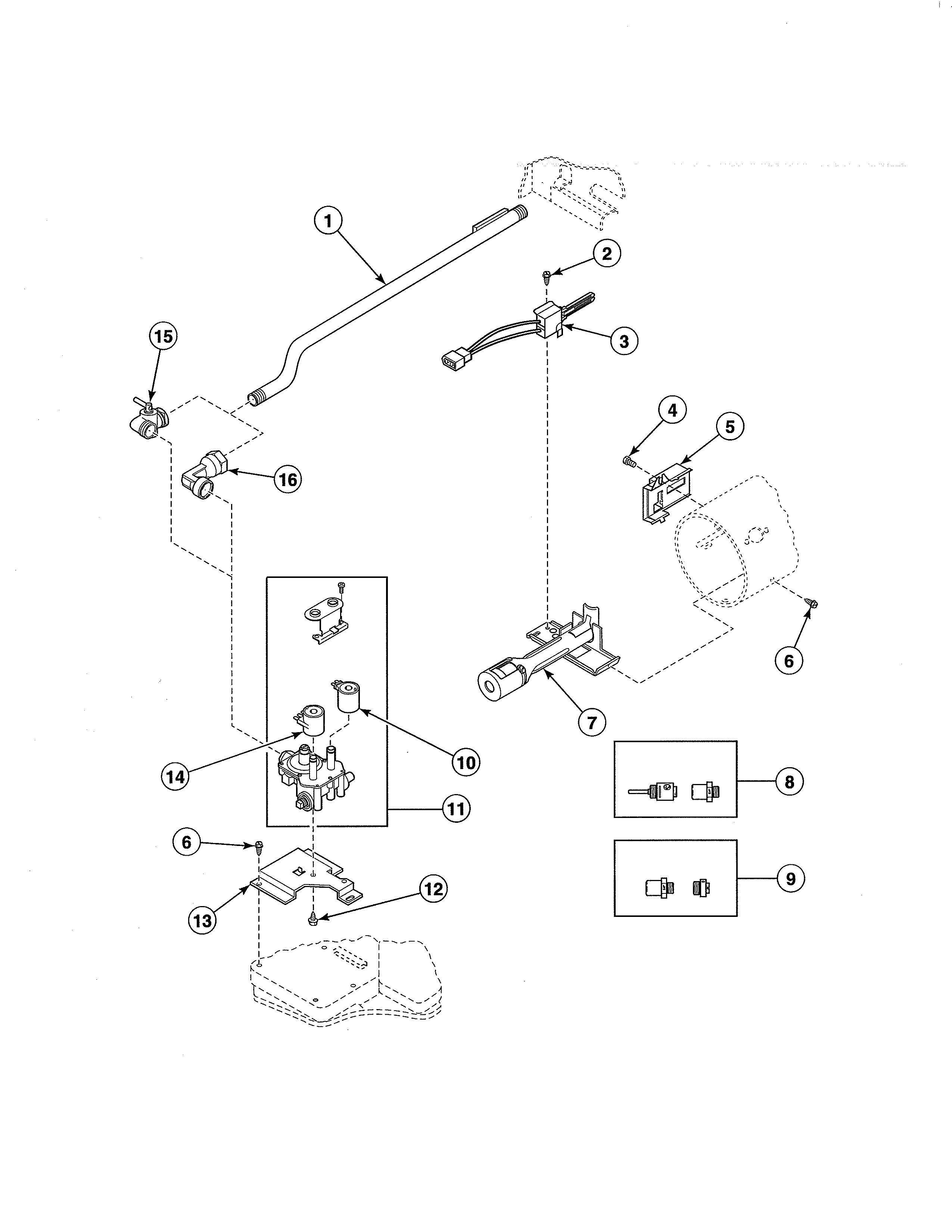 Gas valve/igniter/gas conversion kits