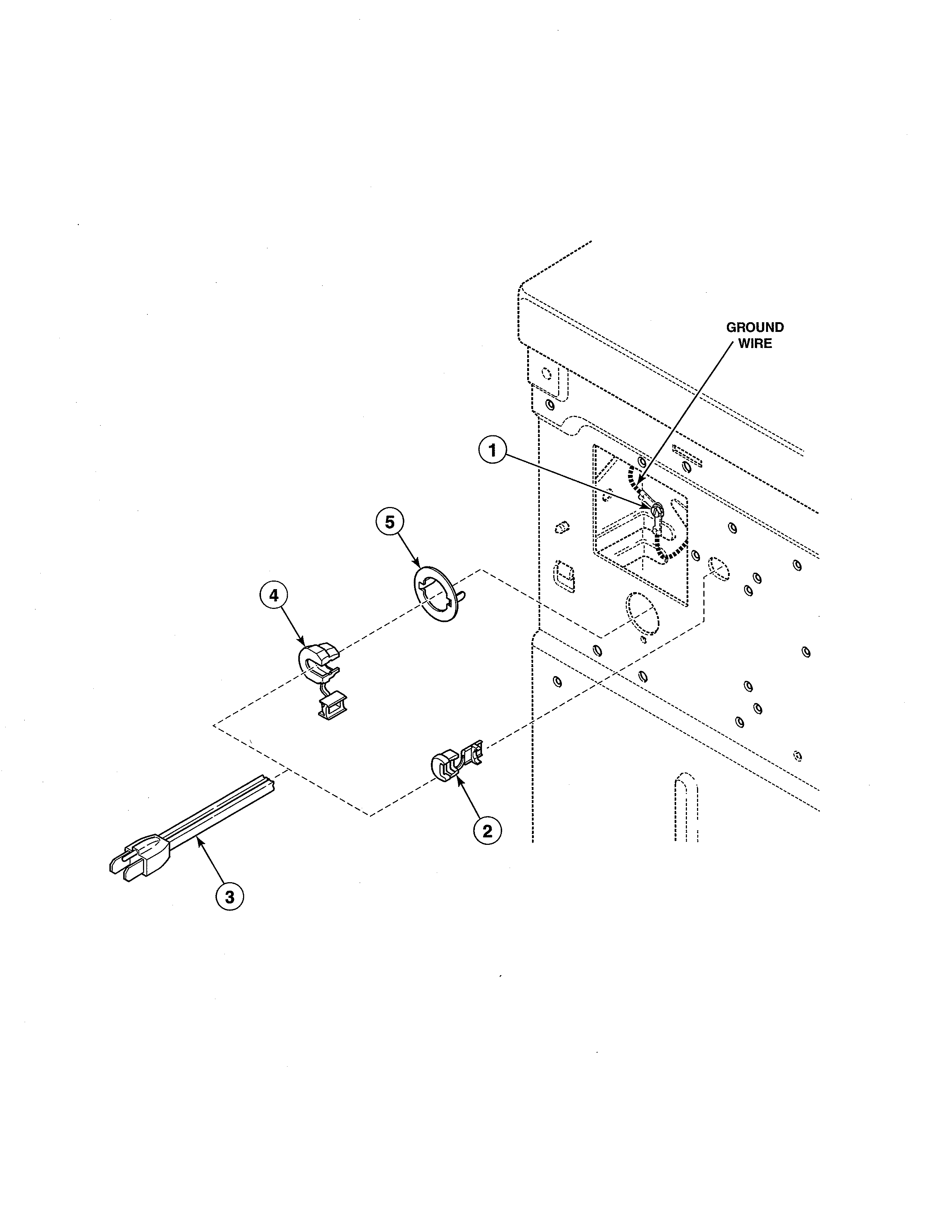 Lead-in cord - gas models