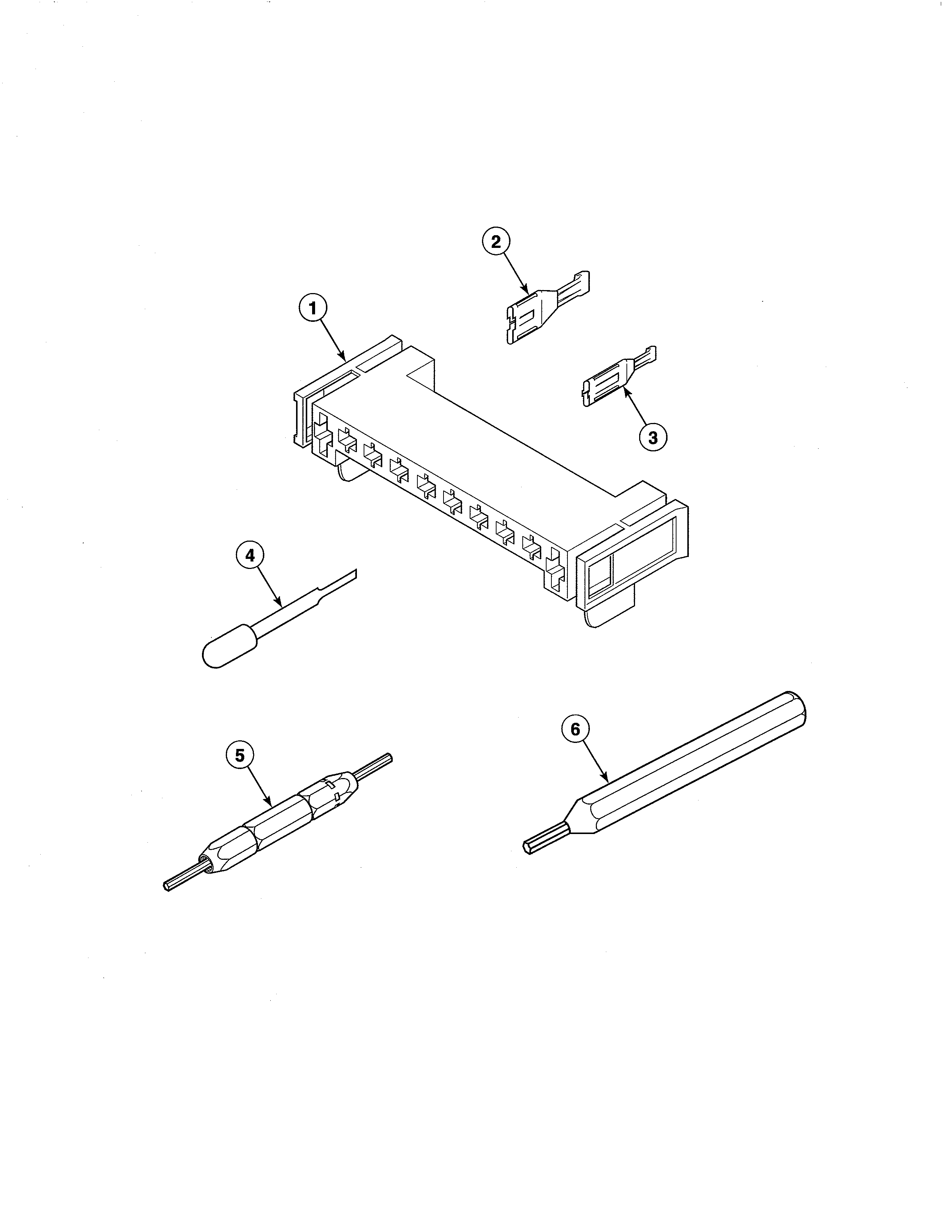 Terminals & extractor tools