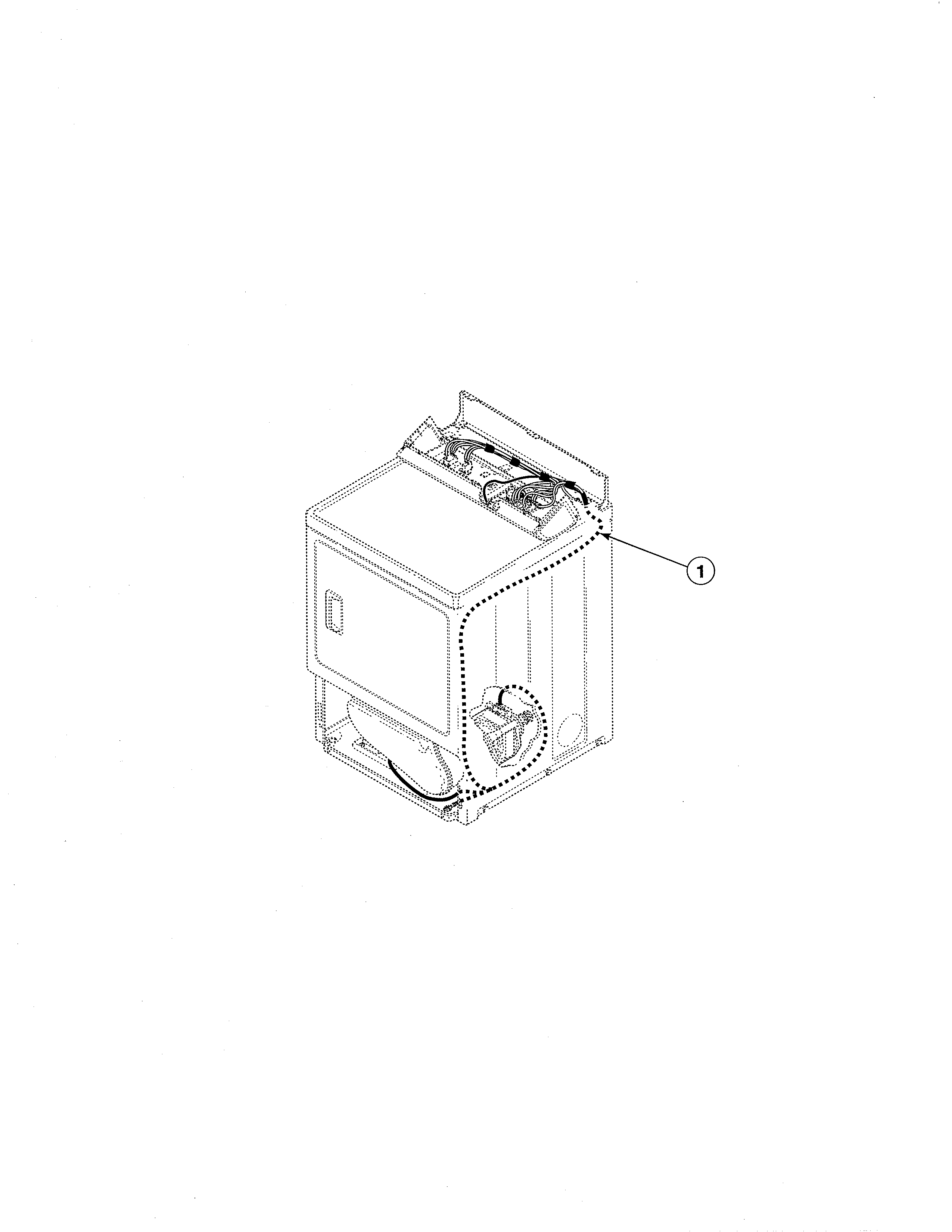 Wire harnesses/wires-rear controls