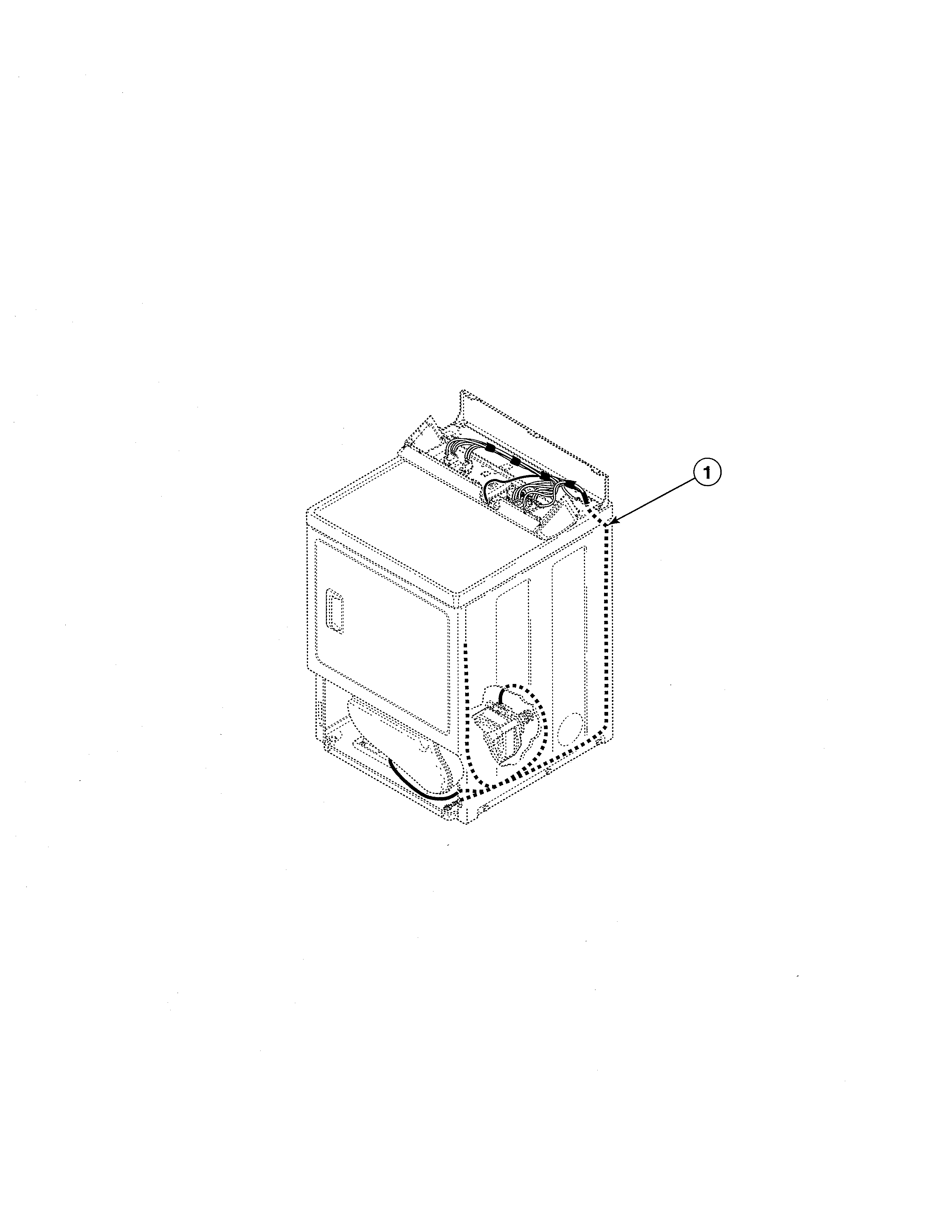 Wire harnesses/wires-rear controls