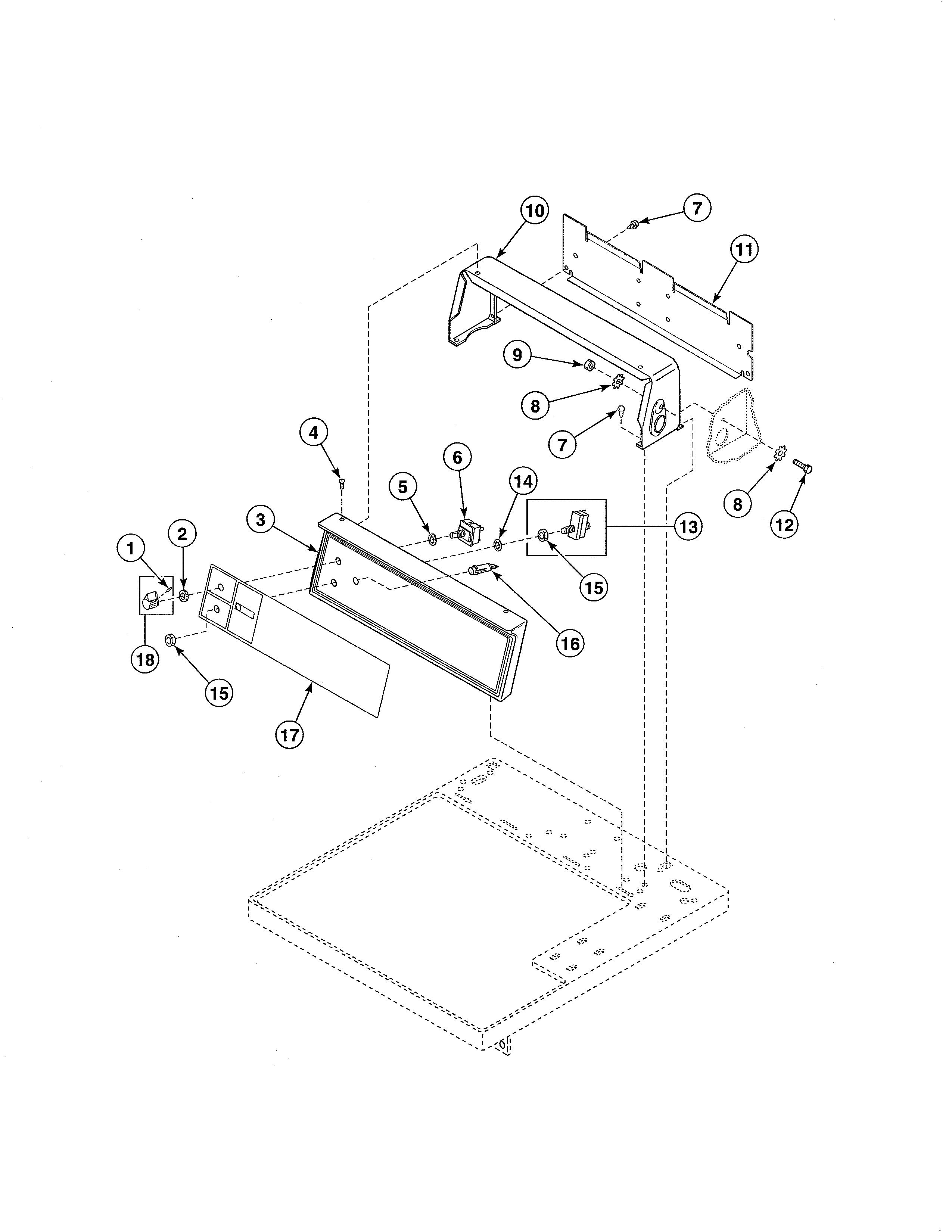 Control panel,hood,& controls