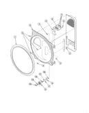 Rear bulkhead/felt seal/cylinder roller/terminal block