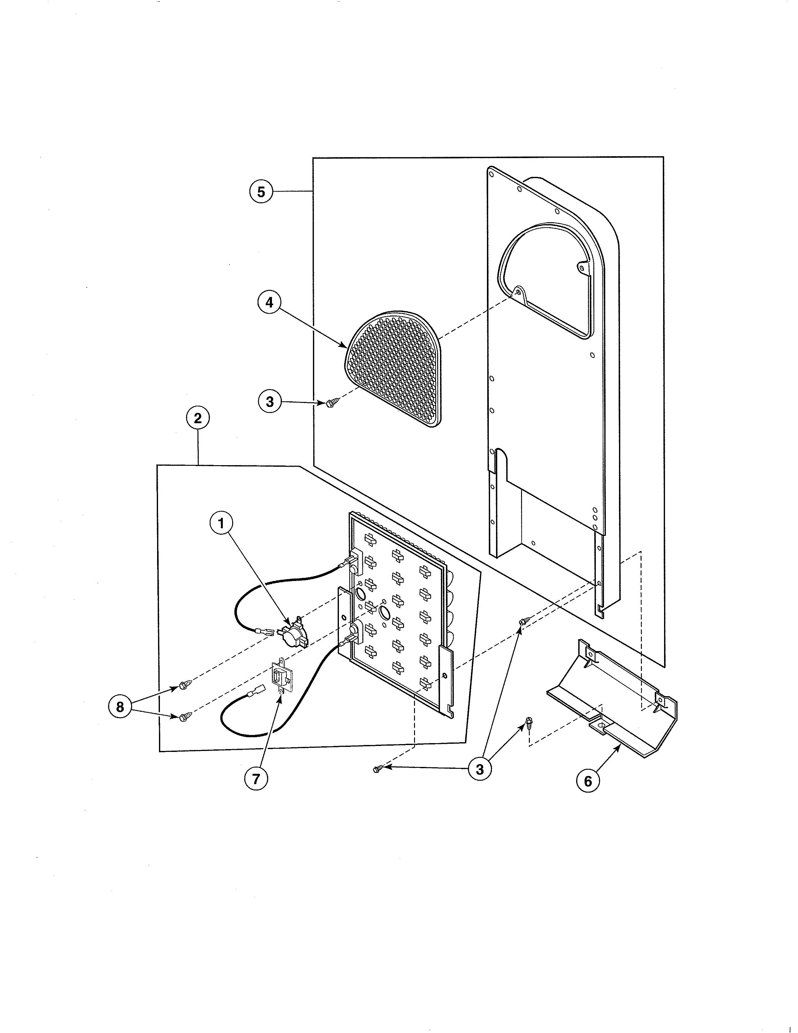 Heater duct/element - electric models