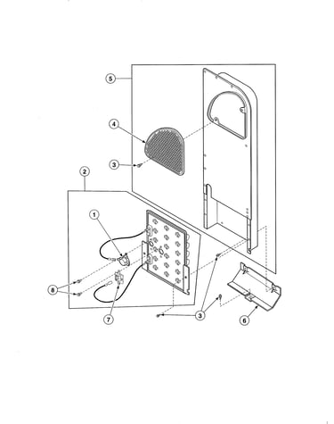 Heater duct/element - electric models