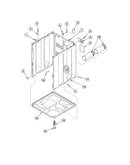 Cabinet/exhaust duct/base