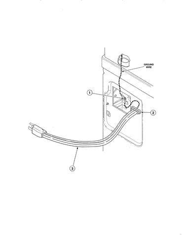 Lead-in cord - gas models