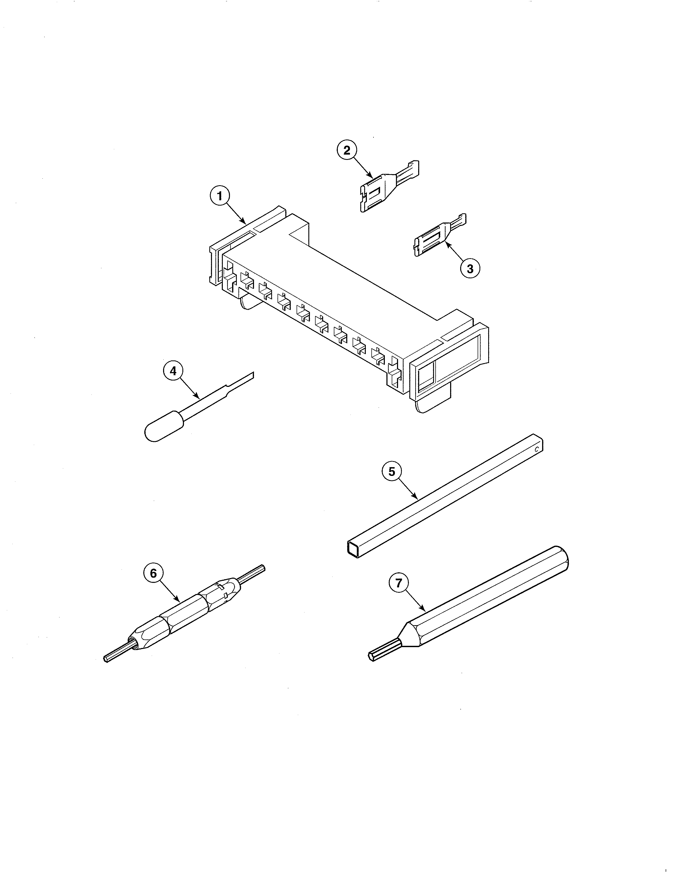 MOTOR CONNECTION BLOCK/EXTRACTOR TOOLS