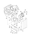 Front panel/door & seal