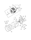 Inner basket/trunnion/bearing housing/pulley