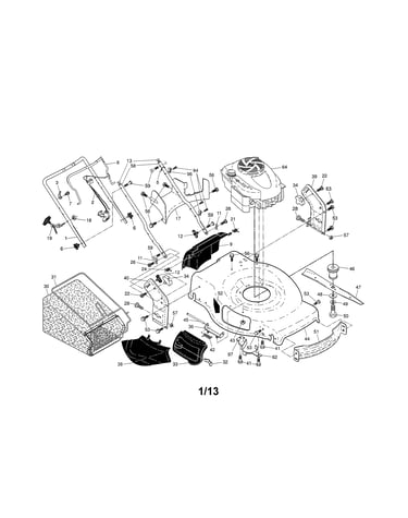 Engine/housing/handle