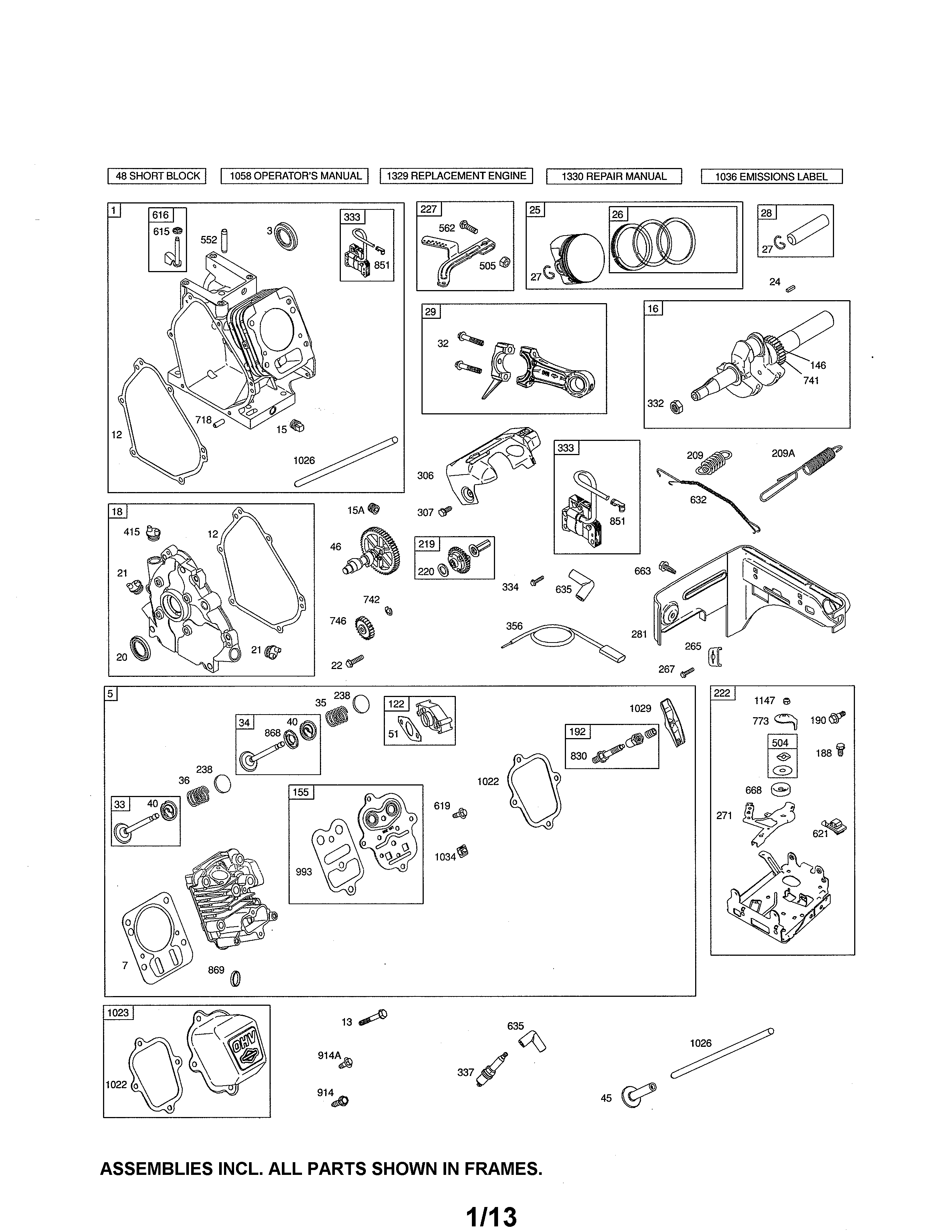 CYLINDER/CRANKSHAFT/CRANKCASE