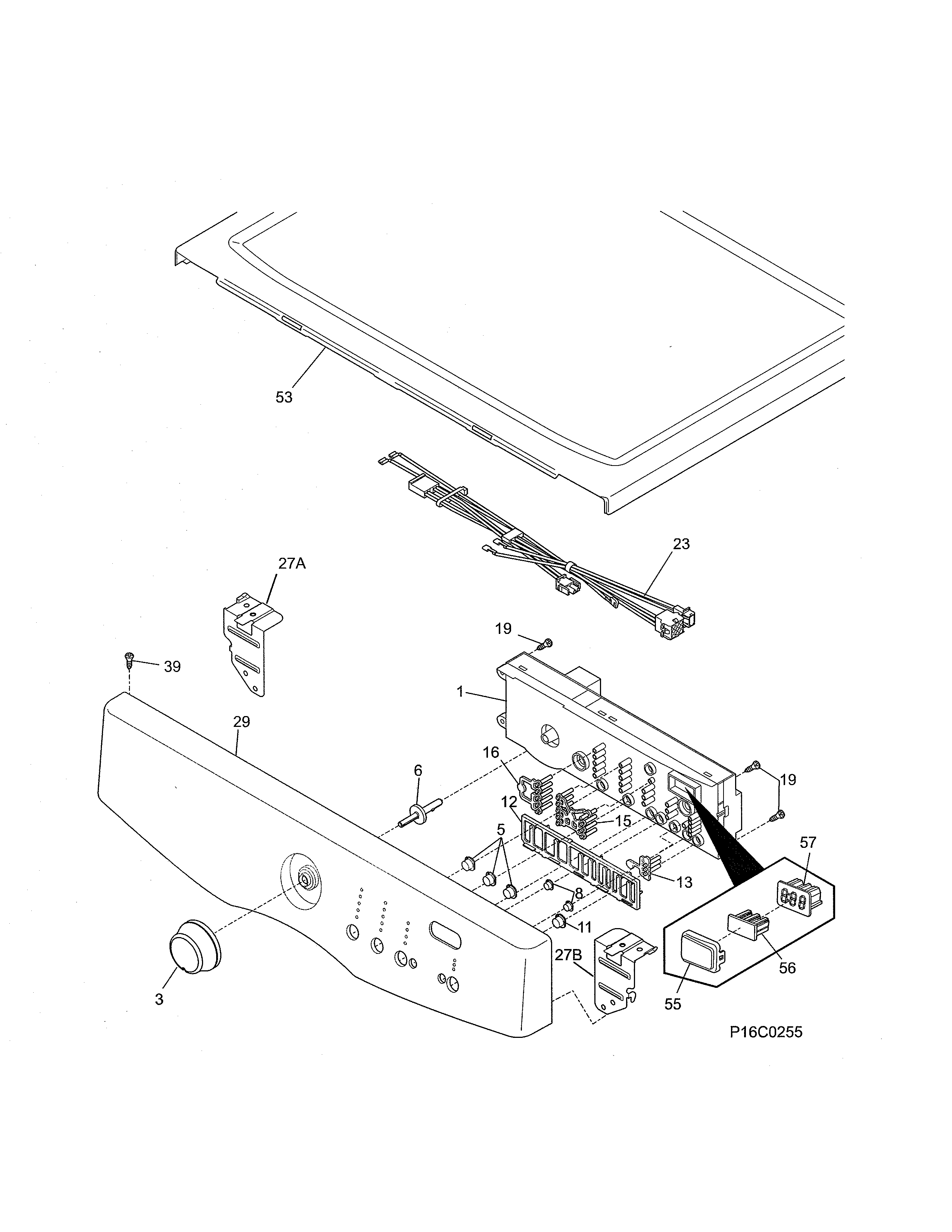 Controls/top panel