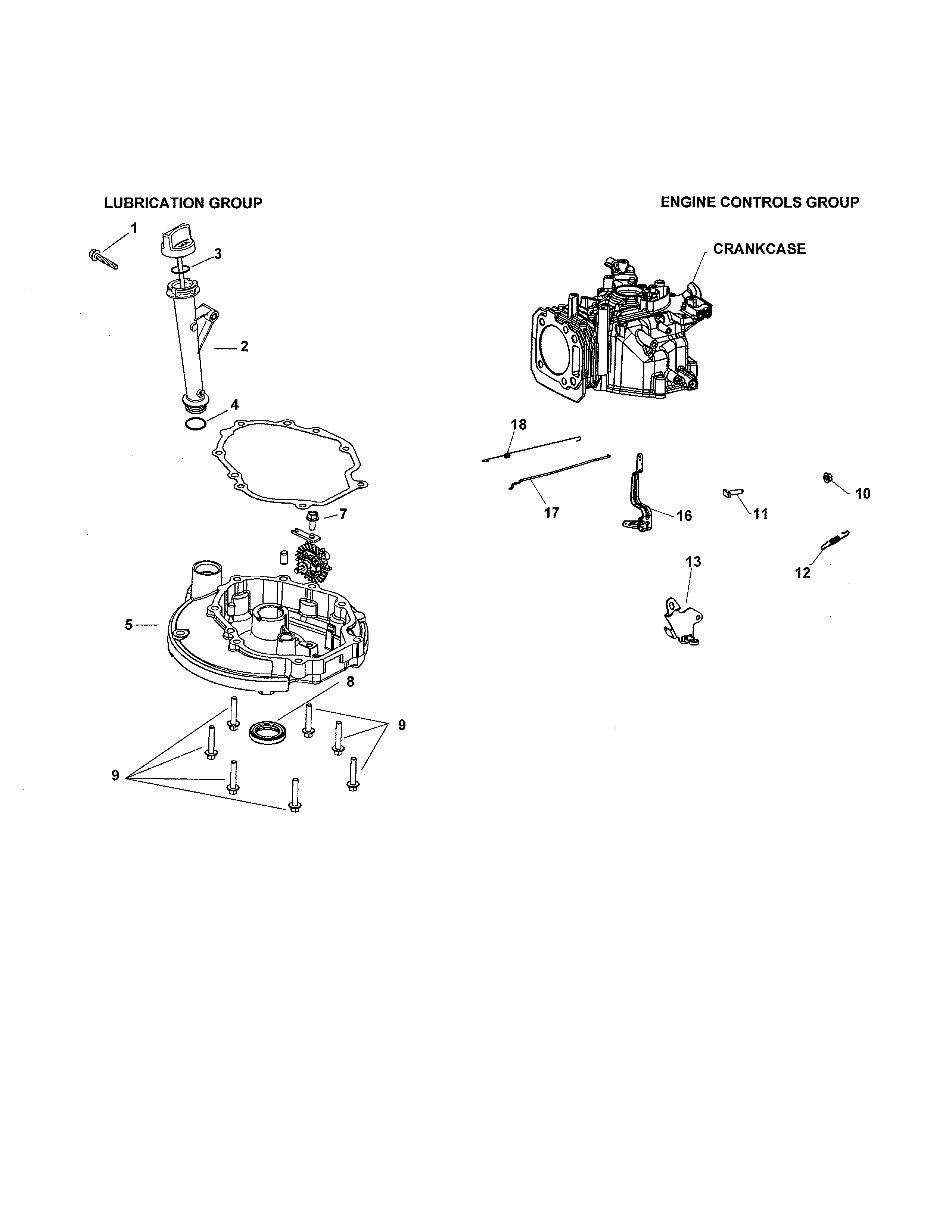 LUBRICATION/ENGINE CONTROLS