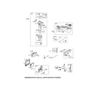 Briggs & Stratton 128M02-0952-F1 carburetor/fuel tank diagram