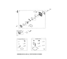 Briggs & Stratton 09P702-0004-F1 head cylinder/gasket sets diagram