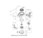 Briggs & Stratton 09P702-0004-F1 blower housing/fuel tank diagram