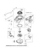 Blower housing/fuel tank