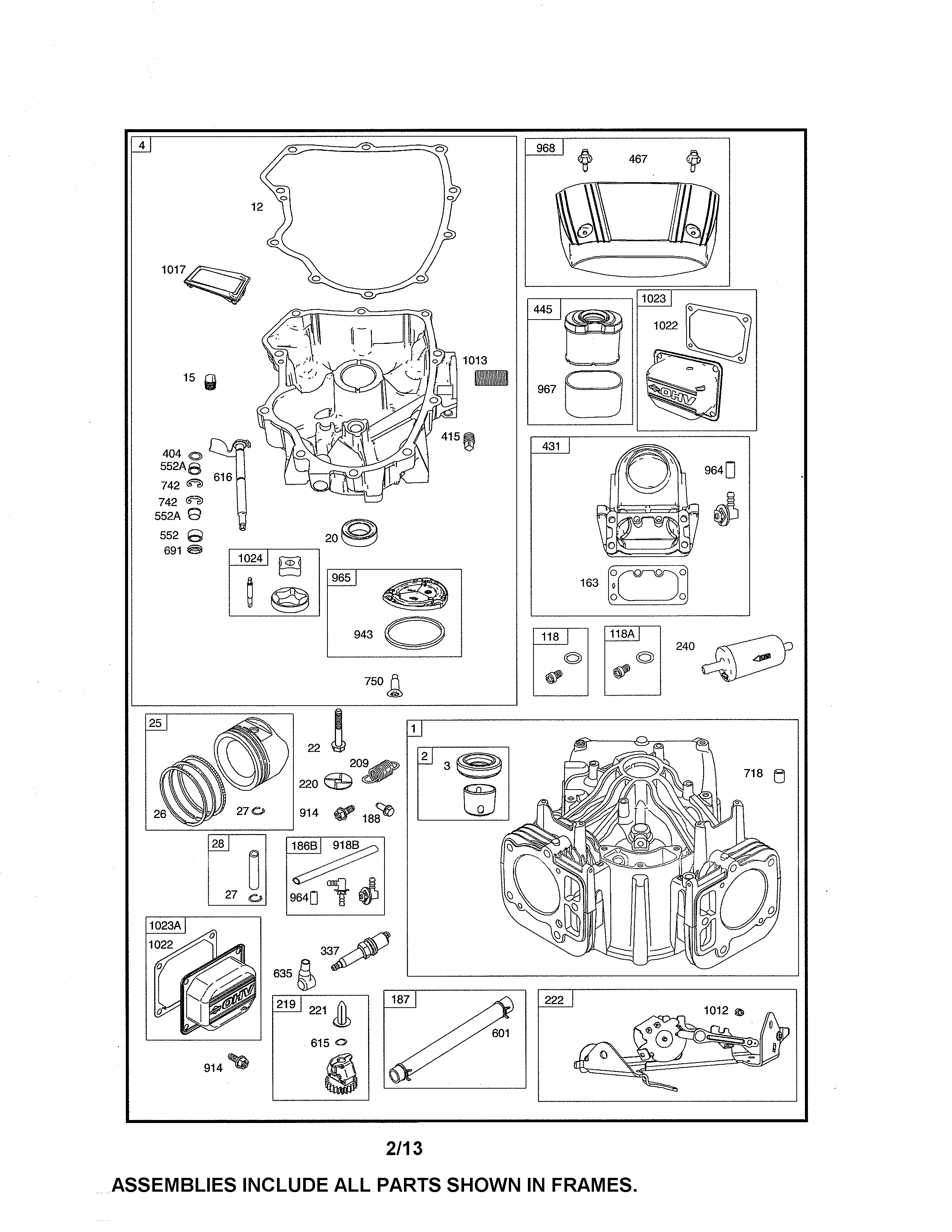 SUMP/CYLINDER/INTAKE ELBOW