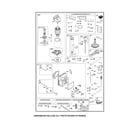 Briggs & Stratton 407777-1582-G5 starter motor/head-cylinder(2) diagram