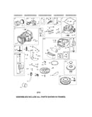 Cylinder/crankshaft/sump
