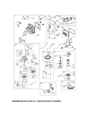 Carburetor/head cylinder/motor starter