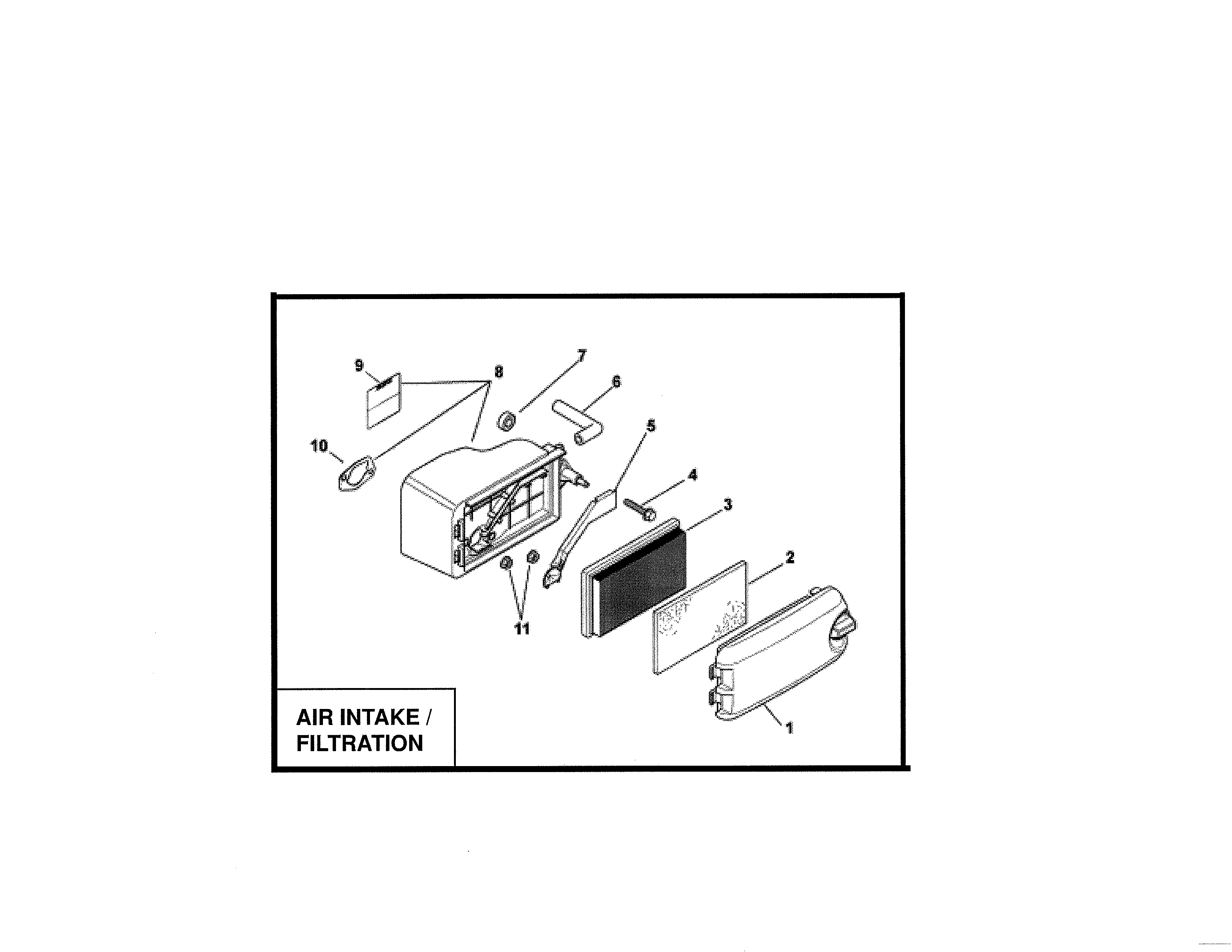 Air intake/filtration