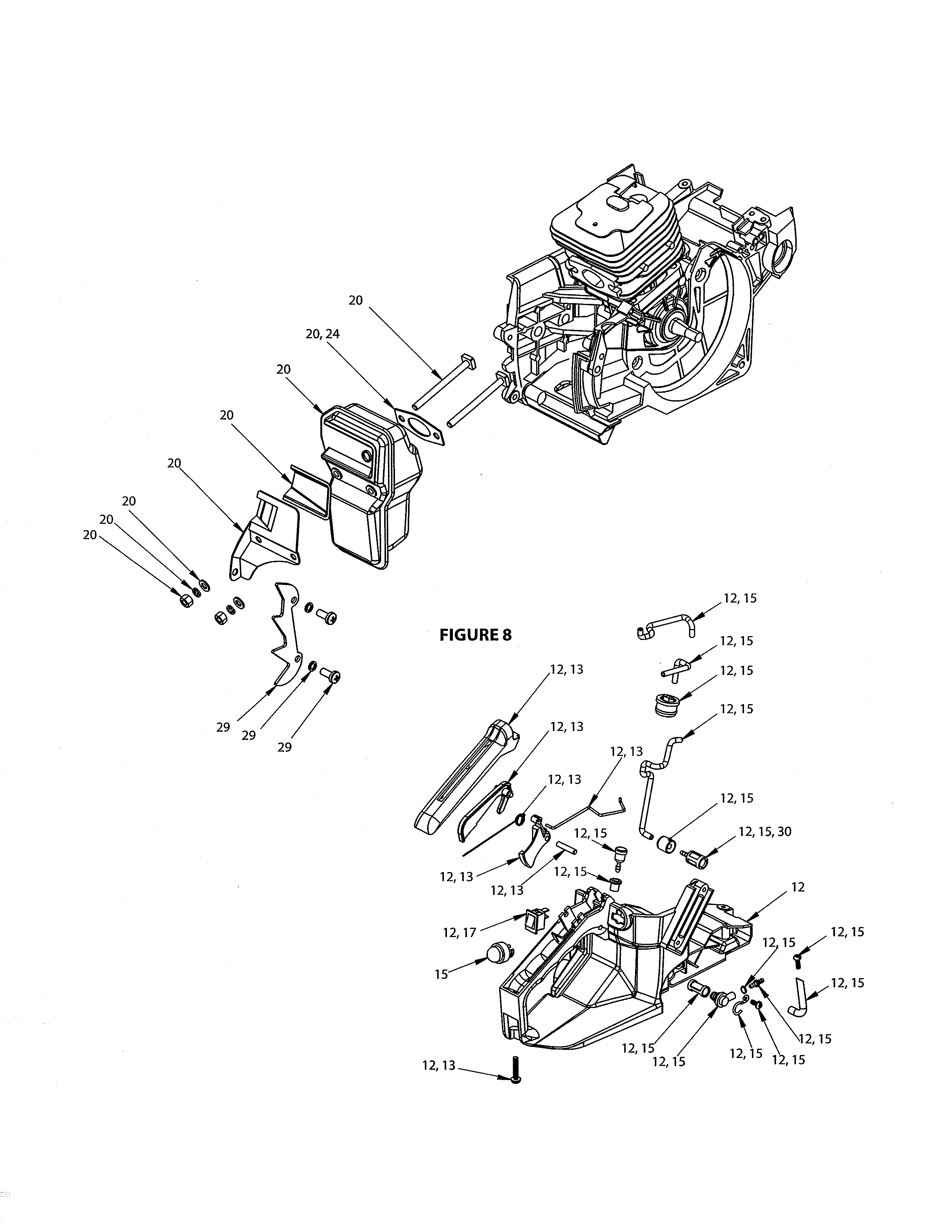 Muffler/tank