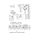 Briggs & Stratton 126M02-1014-F1 air cleaner/exhaust system diagram