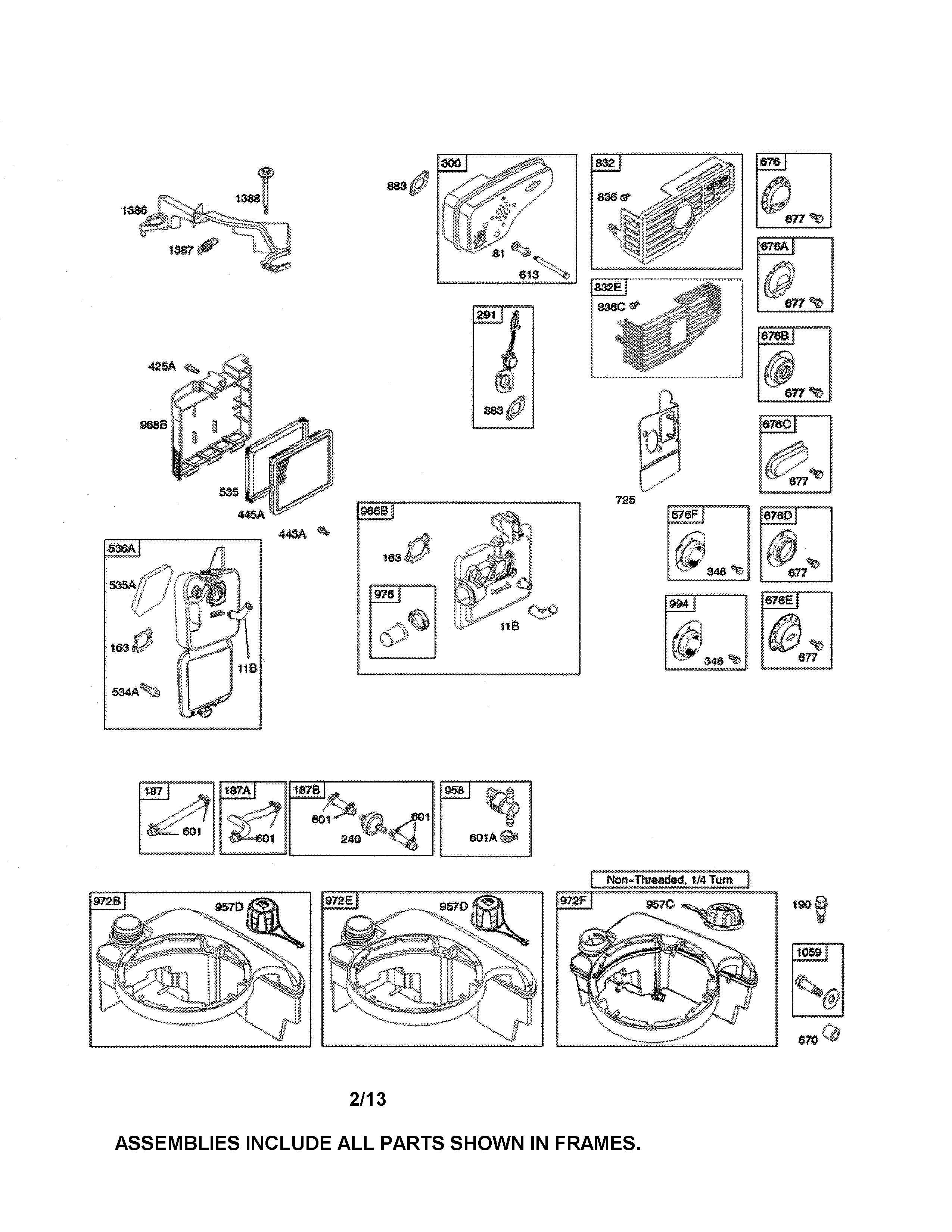 Air cleaner/exhaust system