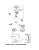Blower housing/electric starter