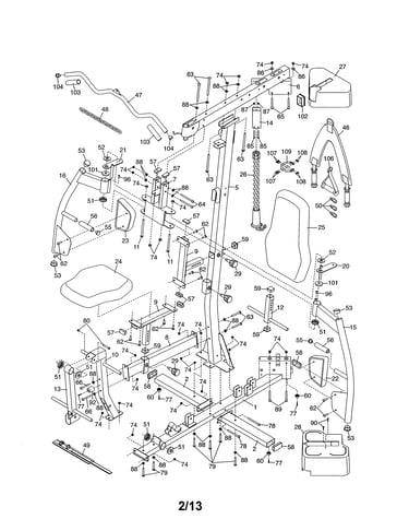 Uprights/frame
