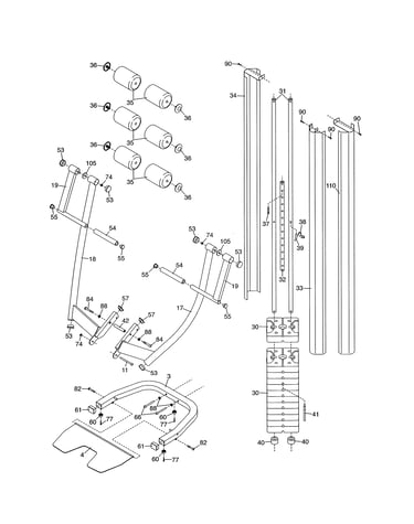 Press arm/weights