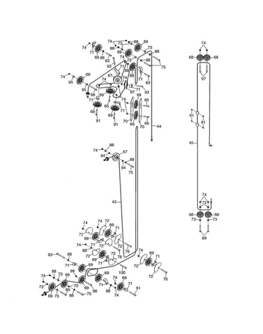 Cables/pulleys