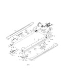 Walking belt/drive motor