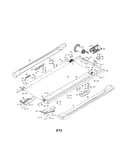 Drive motor/walking belt