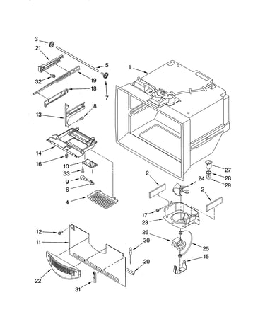 Freezer liner