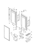 Refrigerator door