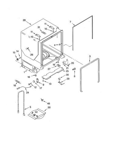 Tub & frame
