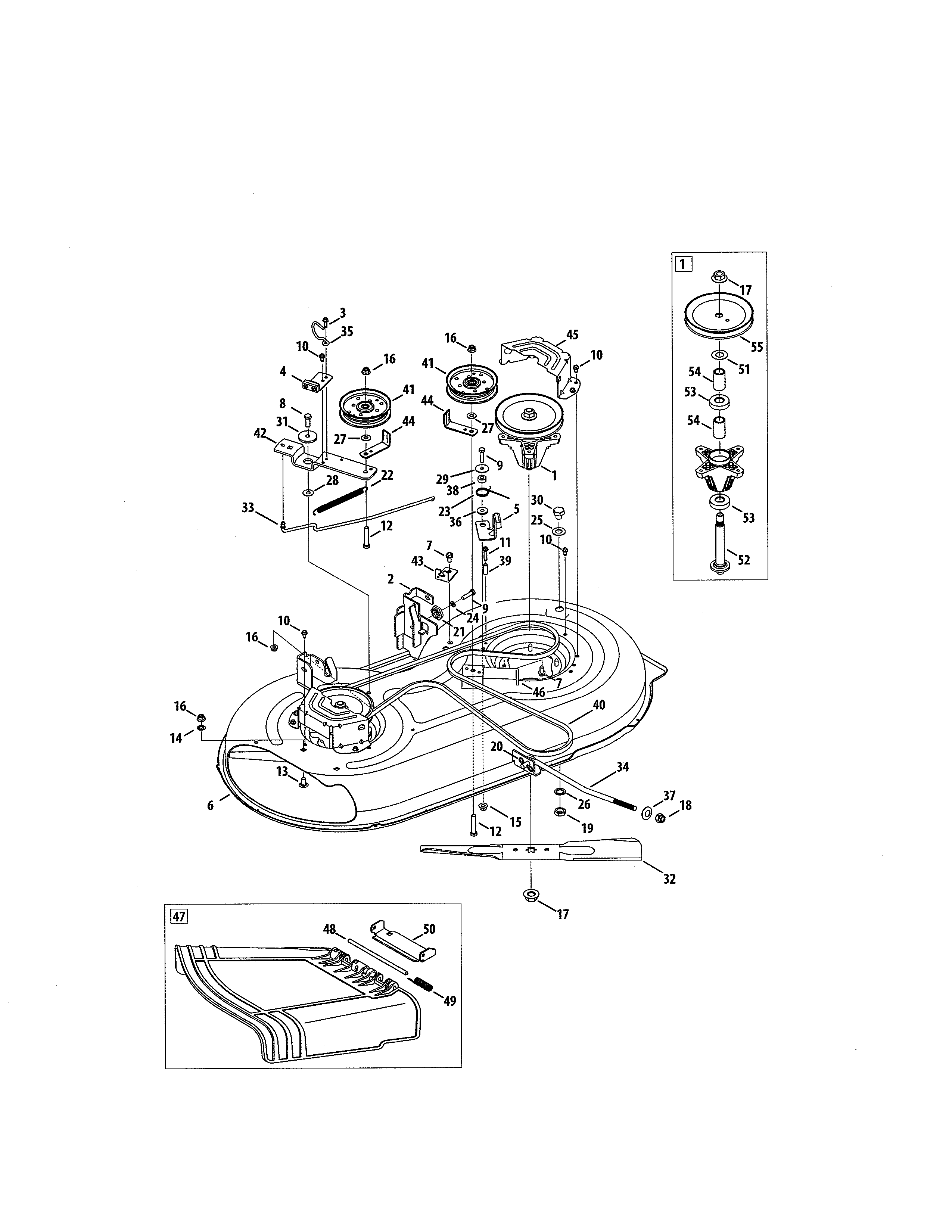 MOWER DECK/SPINDLE PULLEY
