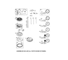 Briggs & Stratton 44P777-0162-G1 flywheel/control bracket diagram