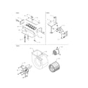 Goodman GMPN080-4 burner box/control panel/blower diagram